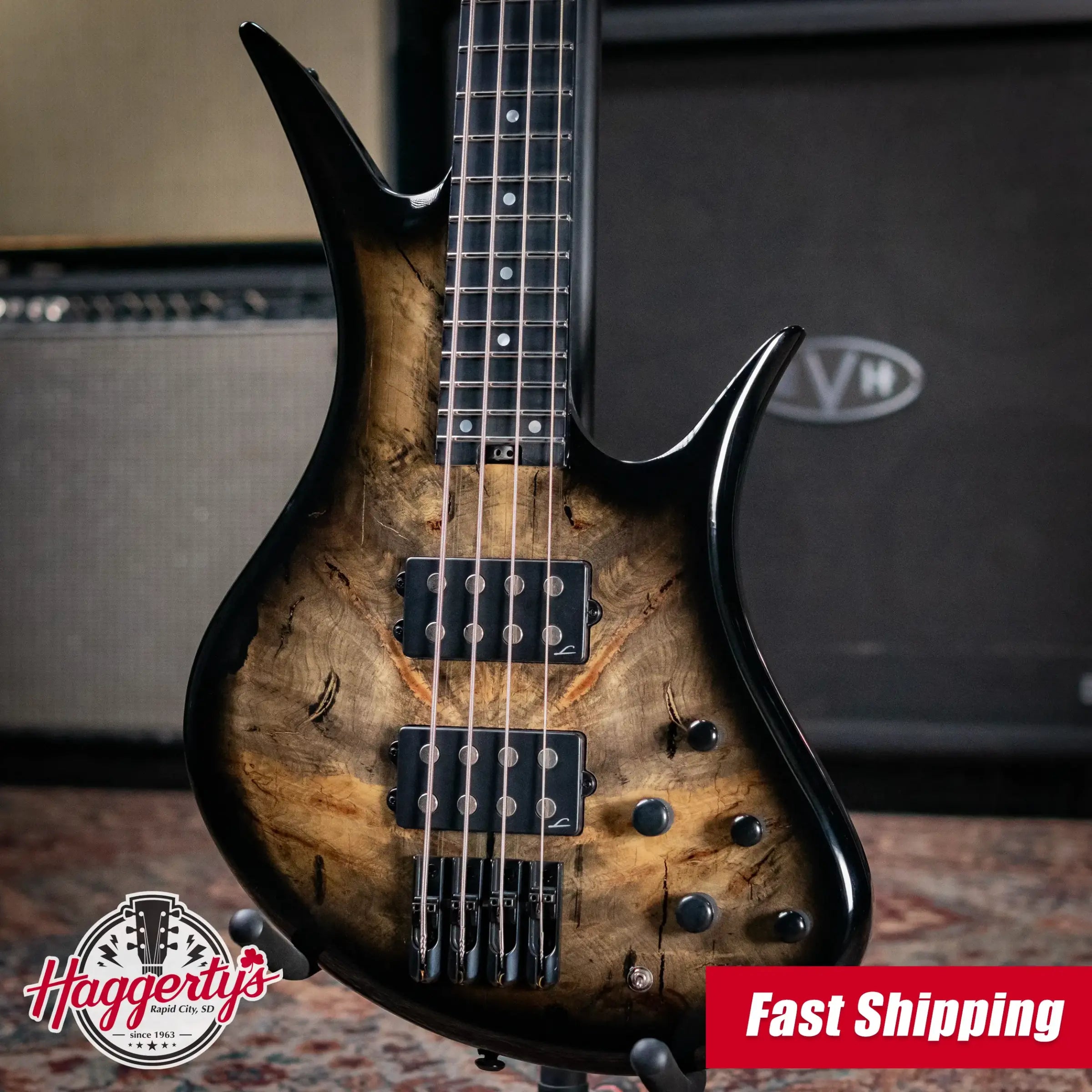 Legator HB4FSS-JB Electric Bass - Jupiter Burst with Gig Bag