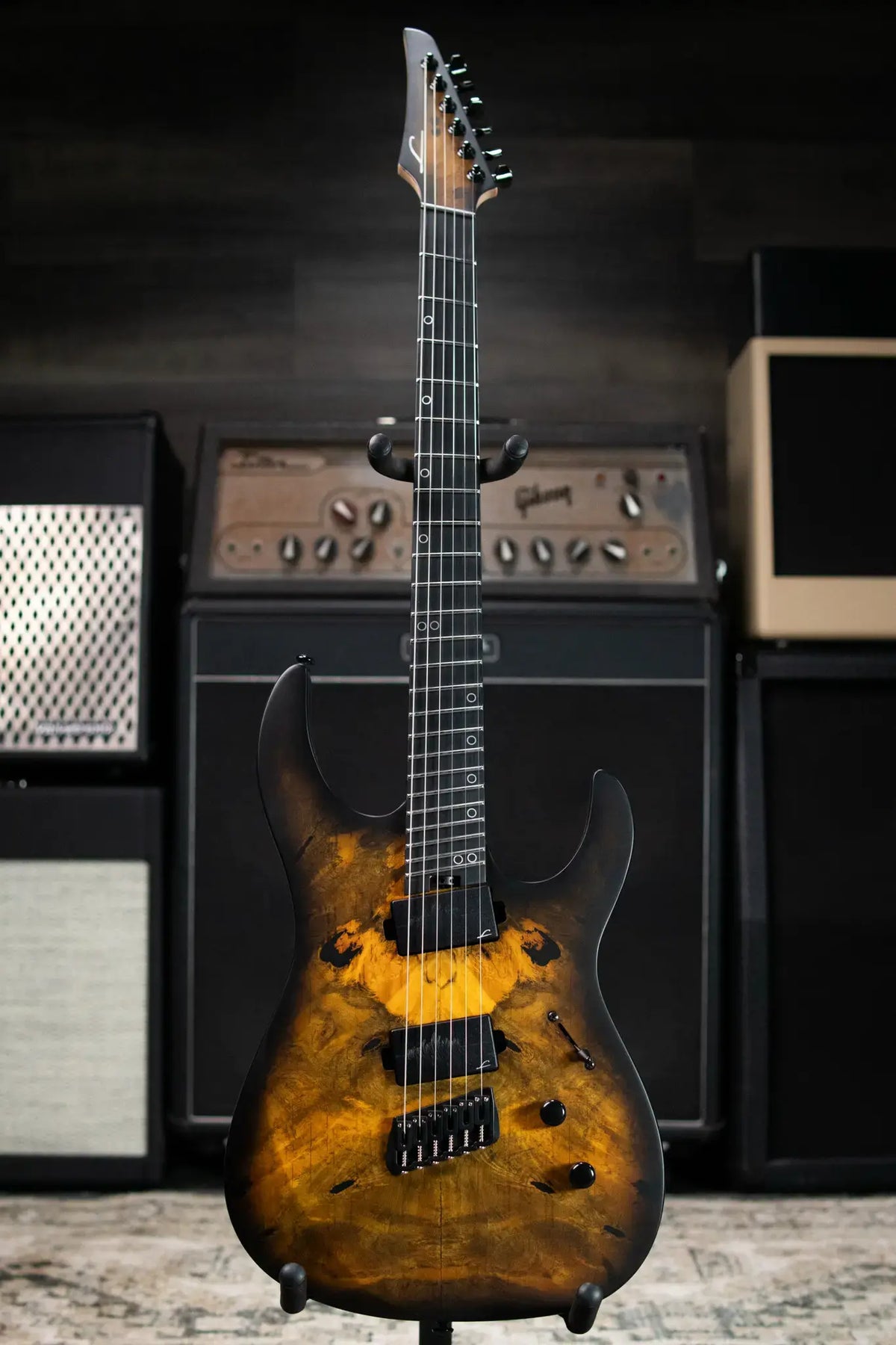 Legator N6FSS-DV Multi-Scale Electric Guitar - Death Valley with Gig Bag