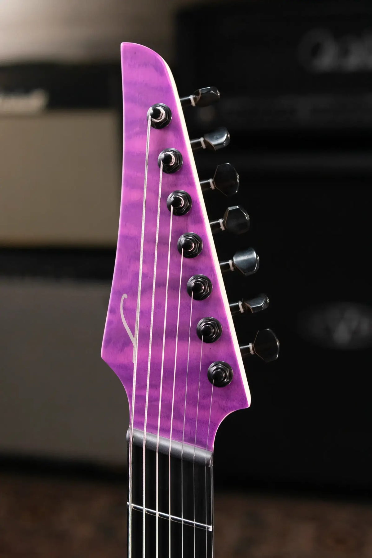 Legator N7FSS-PR Ninja 7-String Multi-Scale Electric Guitar - Purple QM