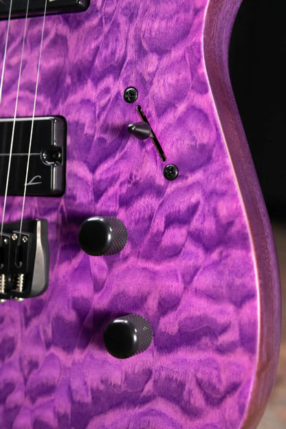 Legator N7FSS-PR Ninja 7-String Multi-Scale Electric Guitar - Purple QM