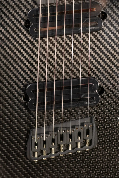 Legator N7F-Carbon Ninja Multi Scale 7-String Electric Guitar - Carbon with Gig Bag