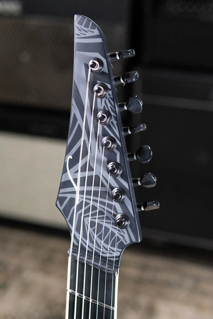 Legator N7F-INK Ninja Bolt-On 7-String Multi-Scale Electric Guitar - Satin Ilya Black with Gig Bag
