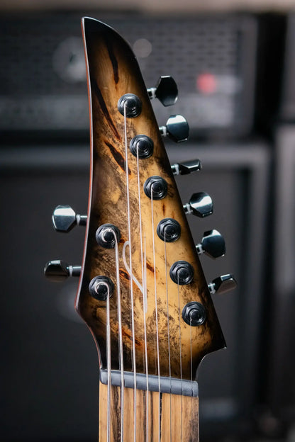 Legator N8FOD-JB 8-String Multi-Scale Electric Guitar - Jupiter Burst with Gig Bag