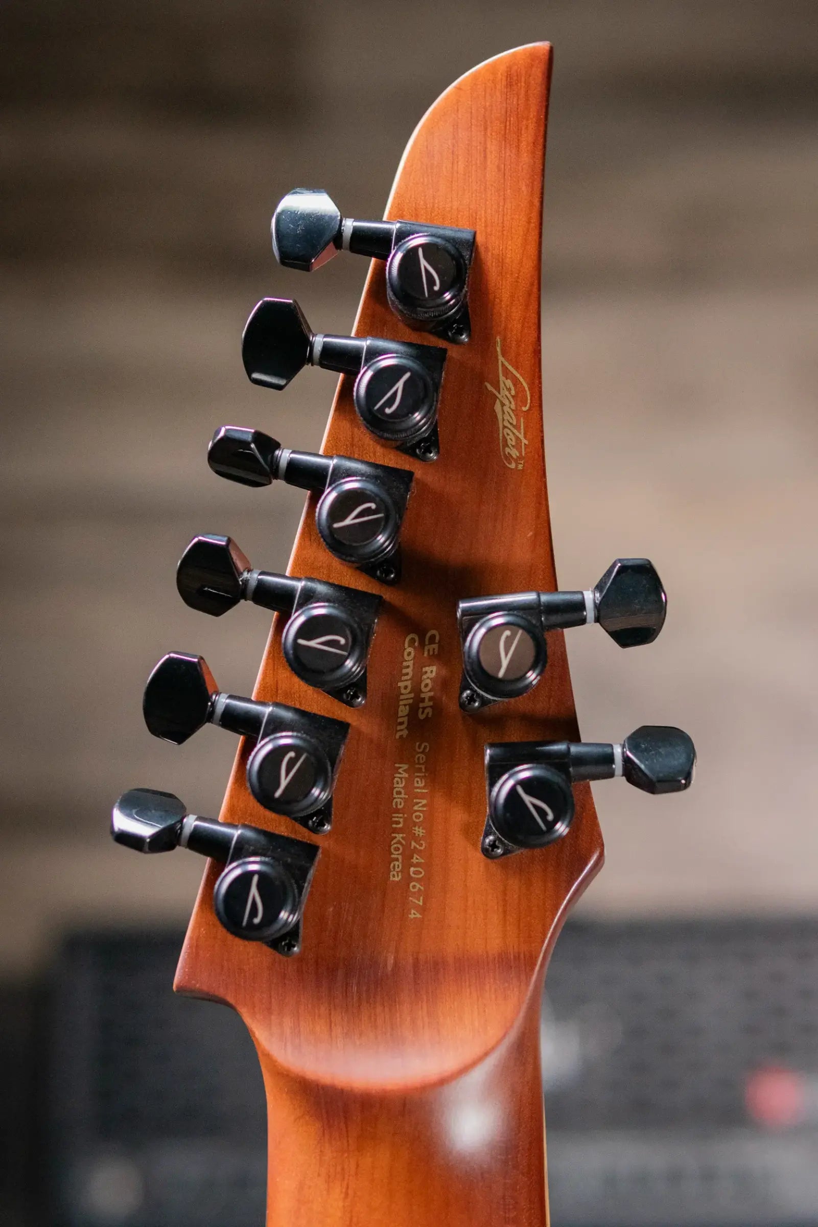 Legator N8FOD-JB 8-String Multi-Scale Electric Guitar - Jupiter Burst with Gig Bag