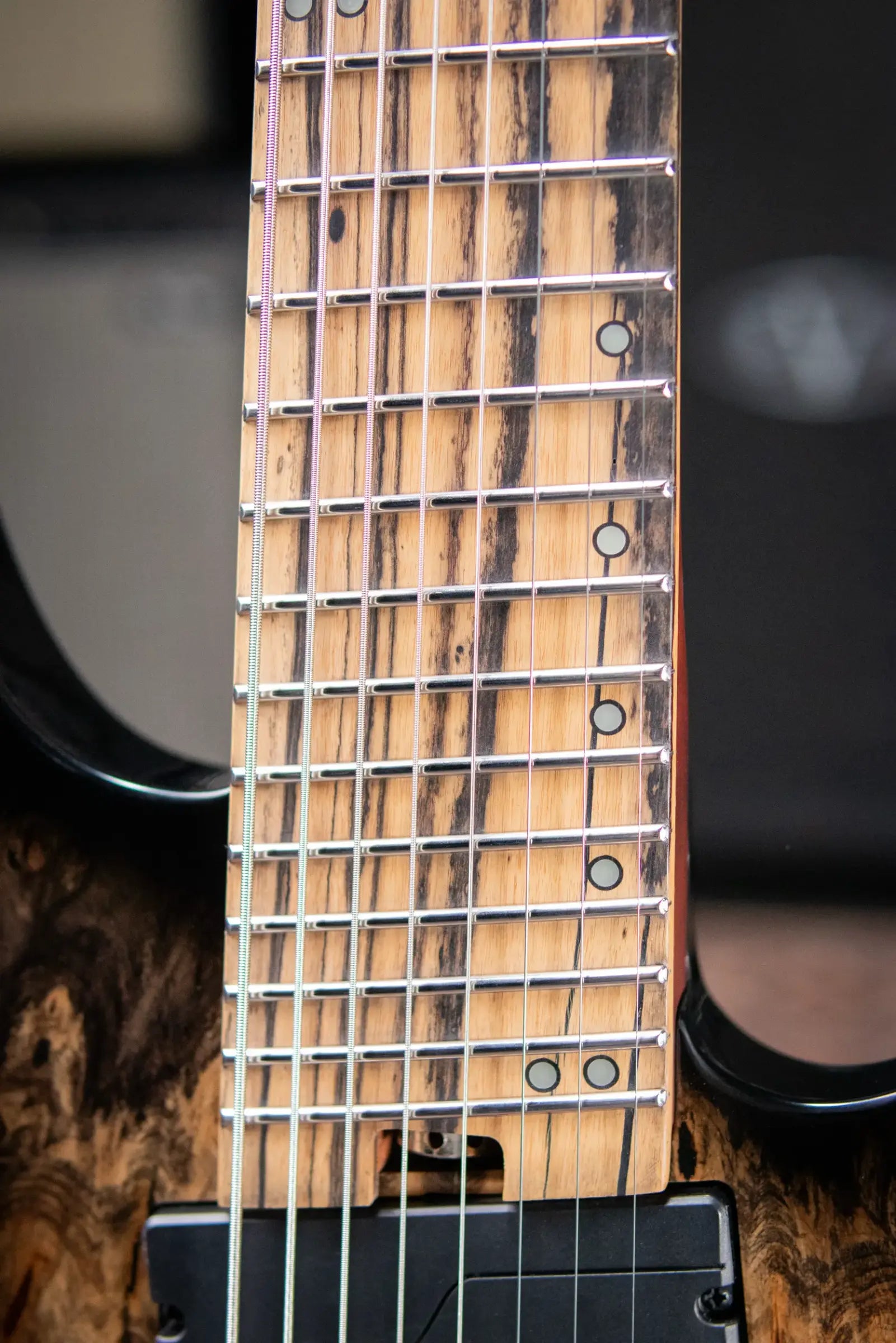 Legator N8FOD-JB 8-String Multi-Scale Electric Guitar - Jupiter Burst with Gig Bag