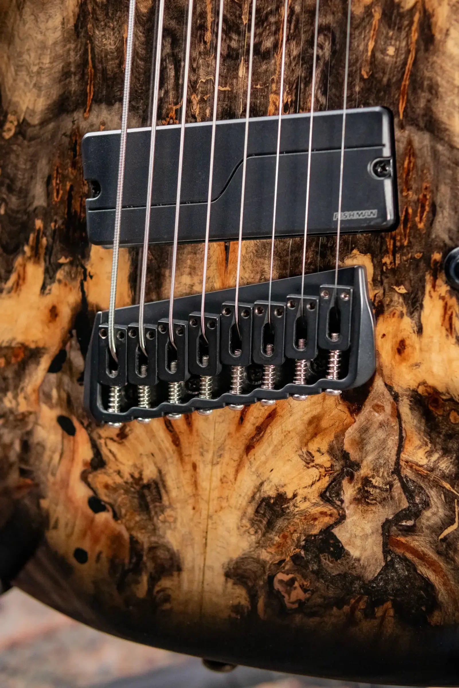 Legator N8FOD-JB 8-String Multi-Scale Electric Guitar - Jupiter Burst with Gig Bag