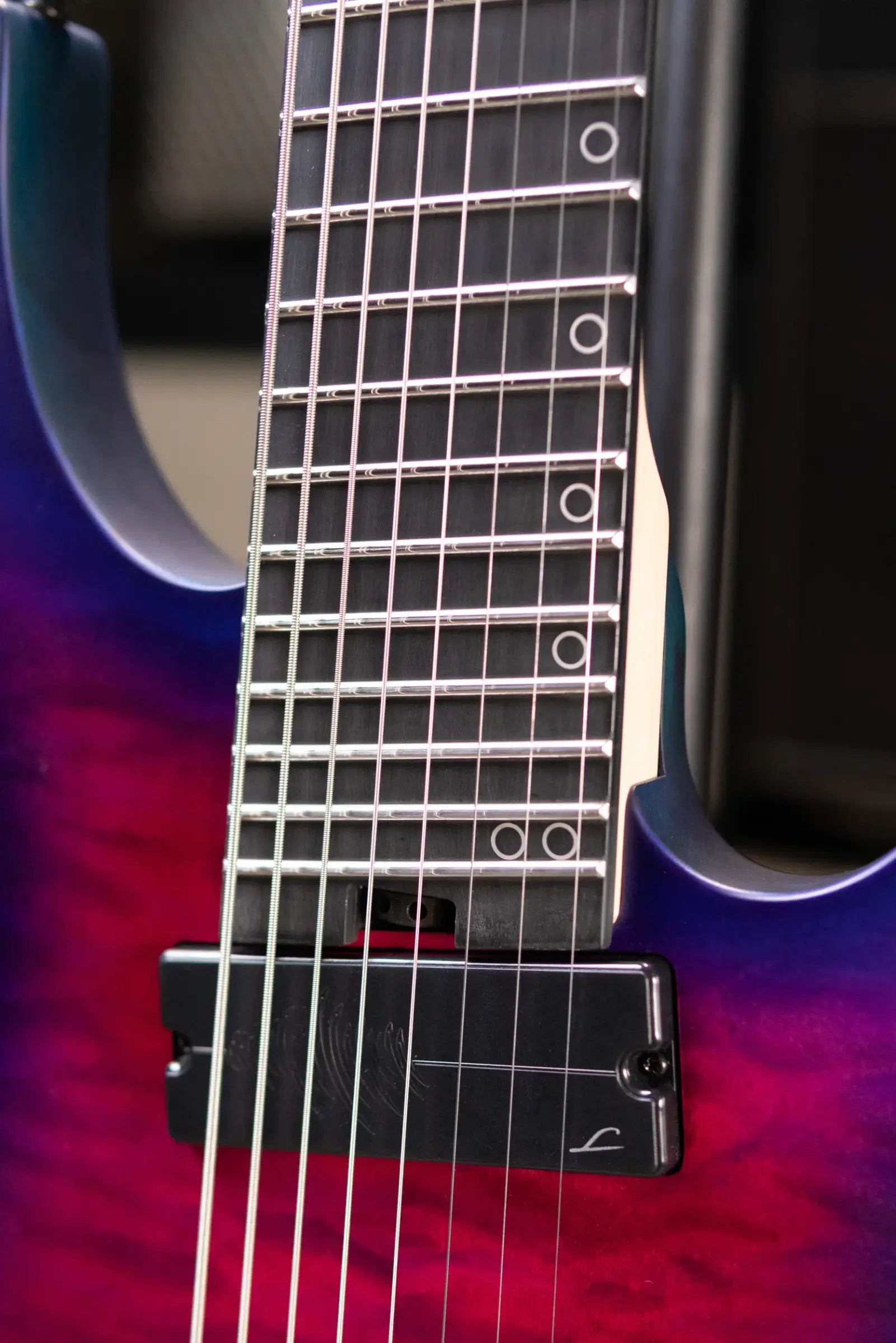 Legator N8FSS-HB 8-String Multi-Scale Electric Guitar - Hyper Nova Blue with Gig Bag