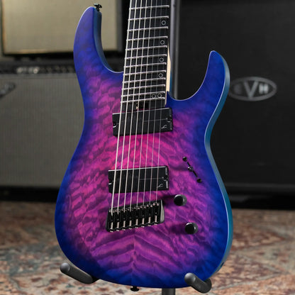 Legator N8FSS-HB 8-String Multi-Scale Electric Guitar - Hyper Nova Blue with Gig Bag