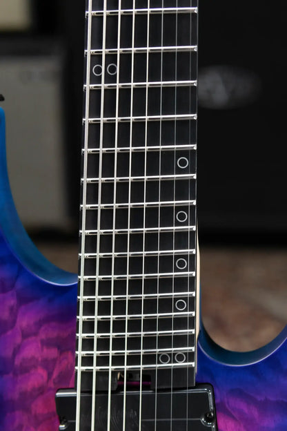 Legator N8FSS-HB 8-String Multi-Scale Electric Guitar - Hyper Nova Blue with Gig Bag