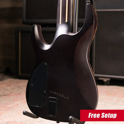 Legator N8FX-BW 8-String Multi-Scale Electric Guitar - Black Widow with Gig Bag