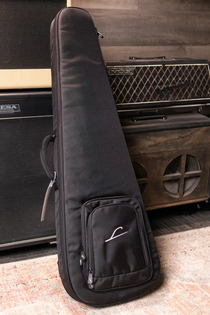 Legator N8FX-BW 8-String Multi-Scale Electric Guitar - Black Widow with Gig Bag