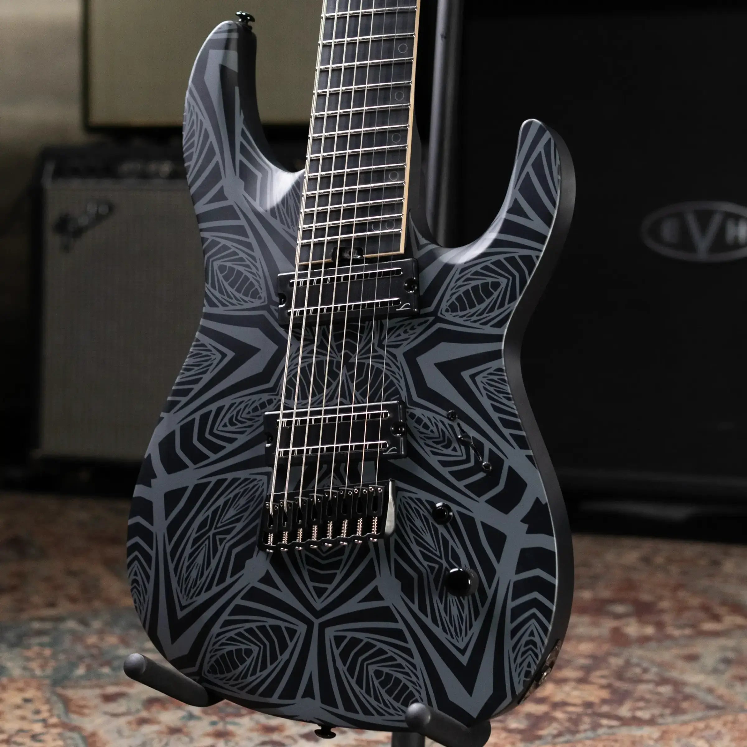 Legator N8F-INK Ninja Bolt-On 8-String Multi-Scale Electric Guitar - Satin Ilya Black with Gig Bag