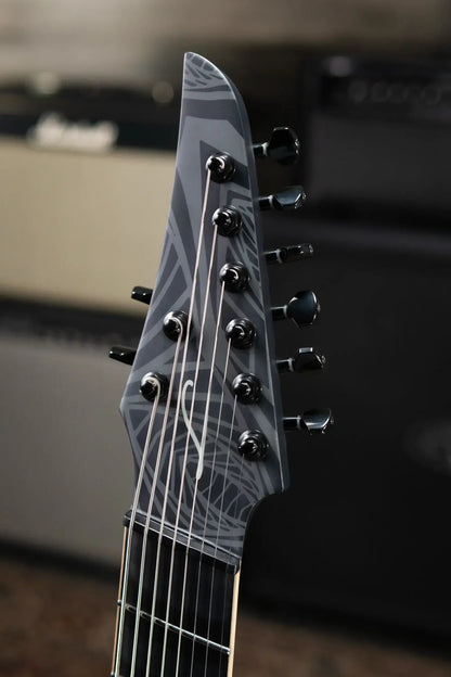 Legator N8F-INK Ninja Bolt-On 8-String Multi-Scale Electric Guitar - Satin Ilya Black with Gig Bag