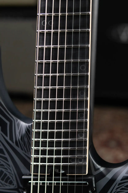 Legator N8F-INK Ninja Bolt-On 8-String Multi-Scale Electric Guitar - Satin Ilya Black with Gig Bag