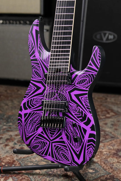 Legator N8F-INK Ninja Bolt-On 8-String Multi-Scale Electric Guitar - Satin Ilya Purple