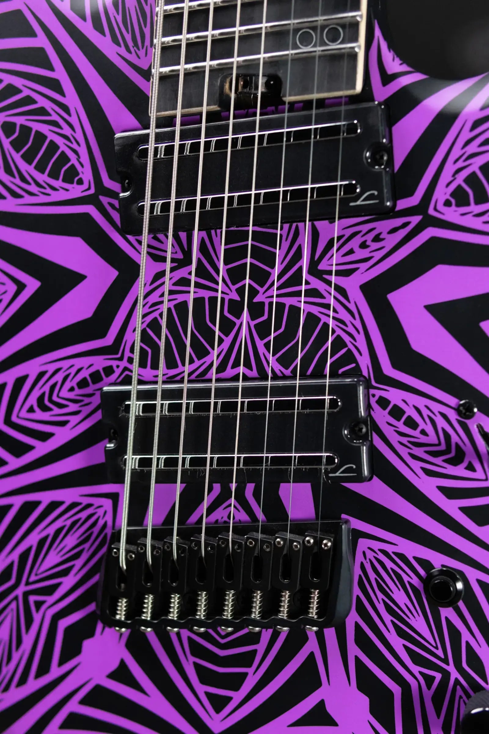 Legator N8F-INK Ninja Bolt-On 8-String Multi-Scale Electric Guitar - Satin Ilya Purple