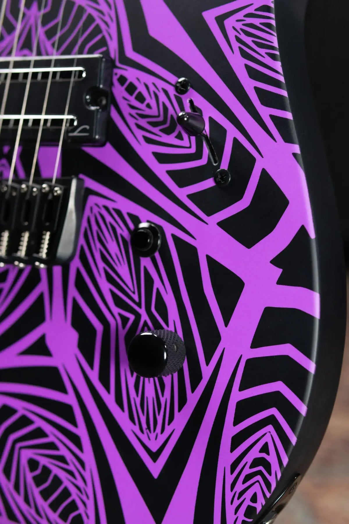 Legator N8F-INK Ninja Bolt-On 8-String Multi-Scale Electric Guitar - Satin Ilya Purple