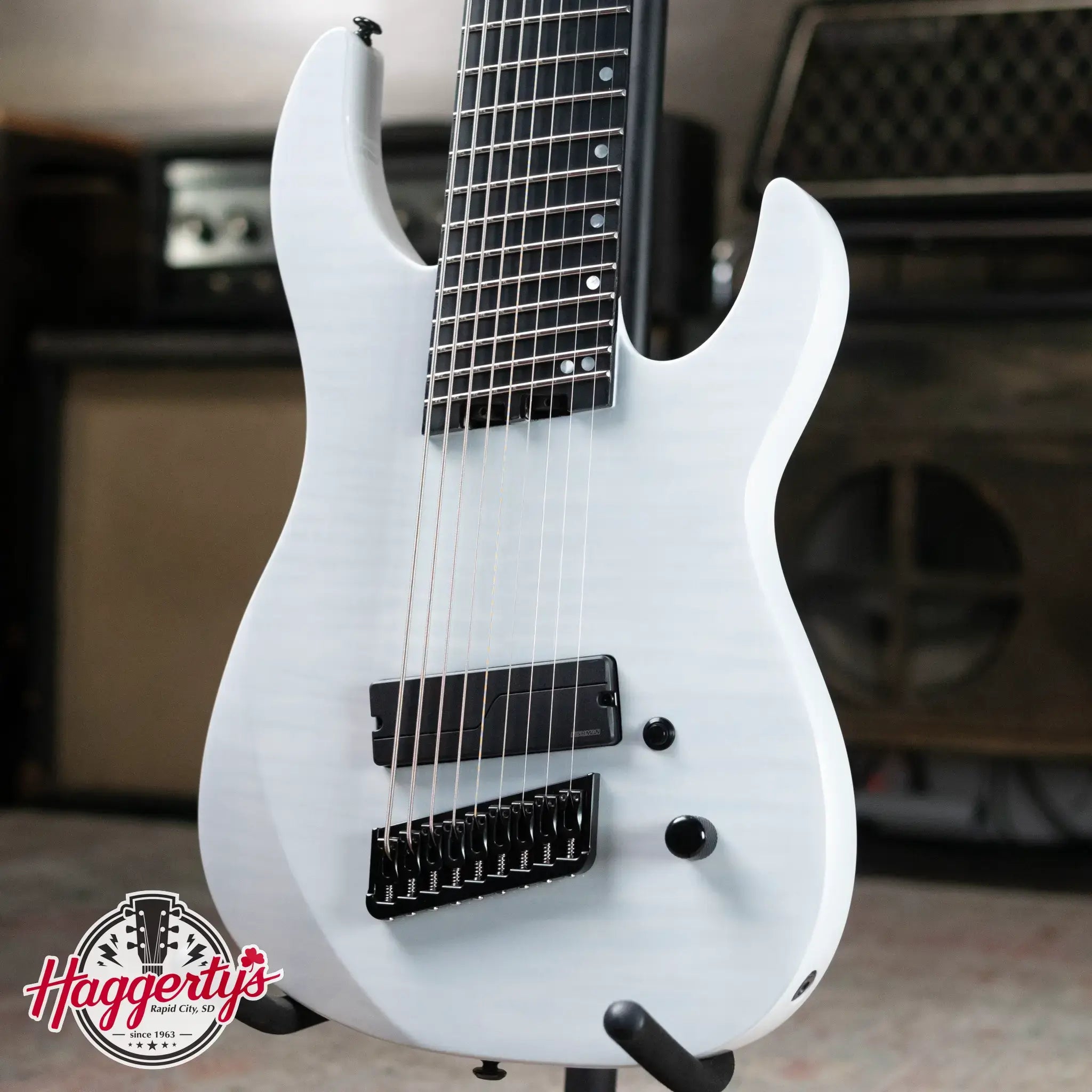 Legator N9F 9-String Electric Guitar - White with Gig Bag