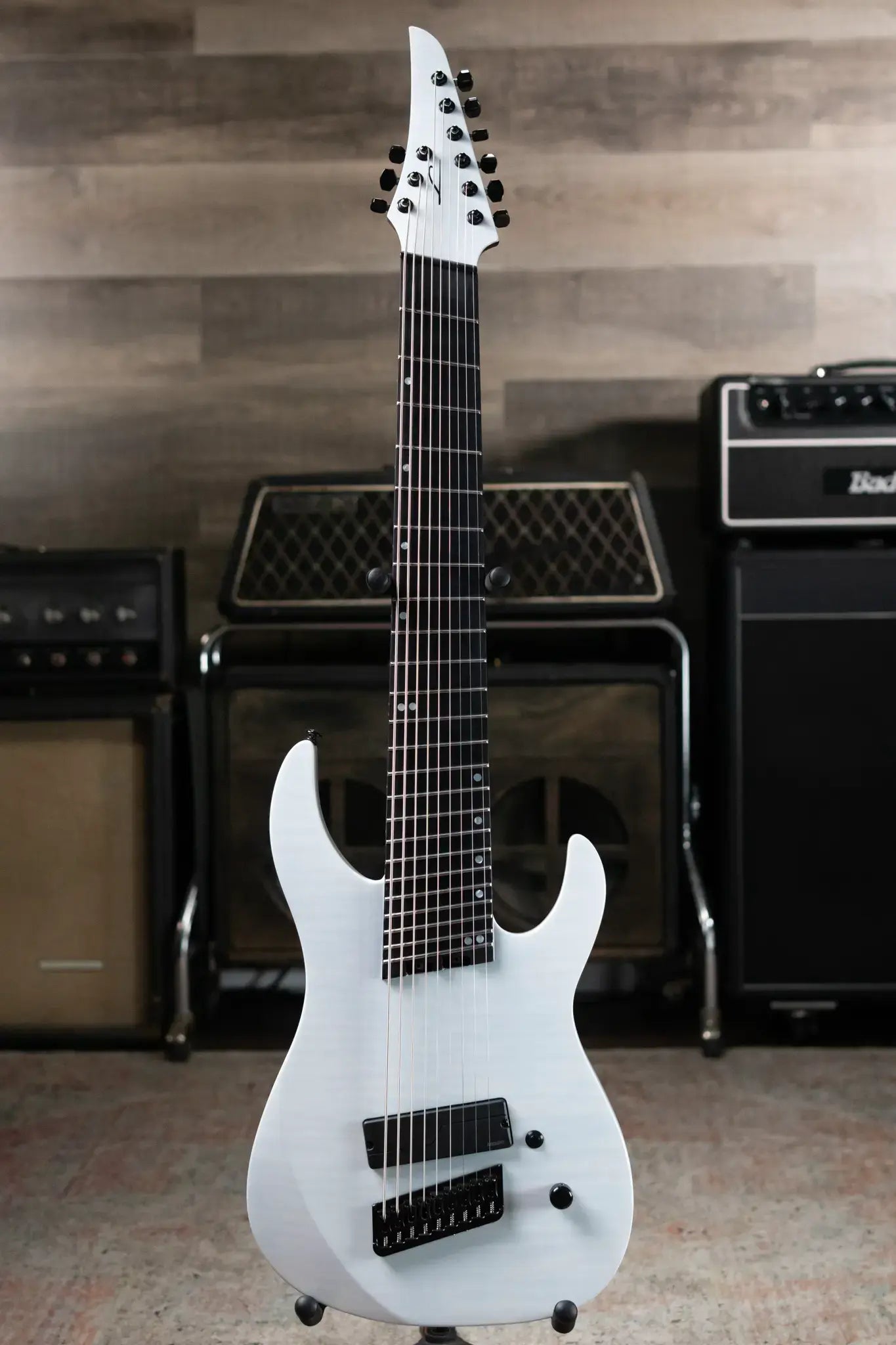 Legator N9F 9-String Electric Guitar - White with Gig Bag