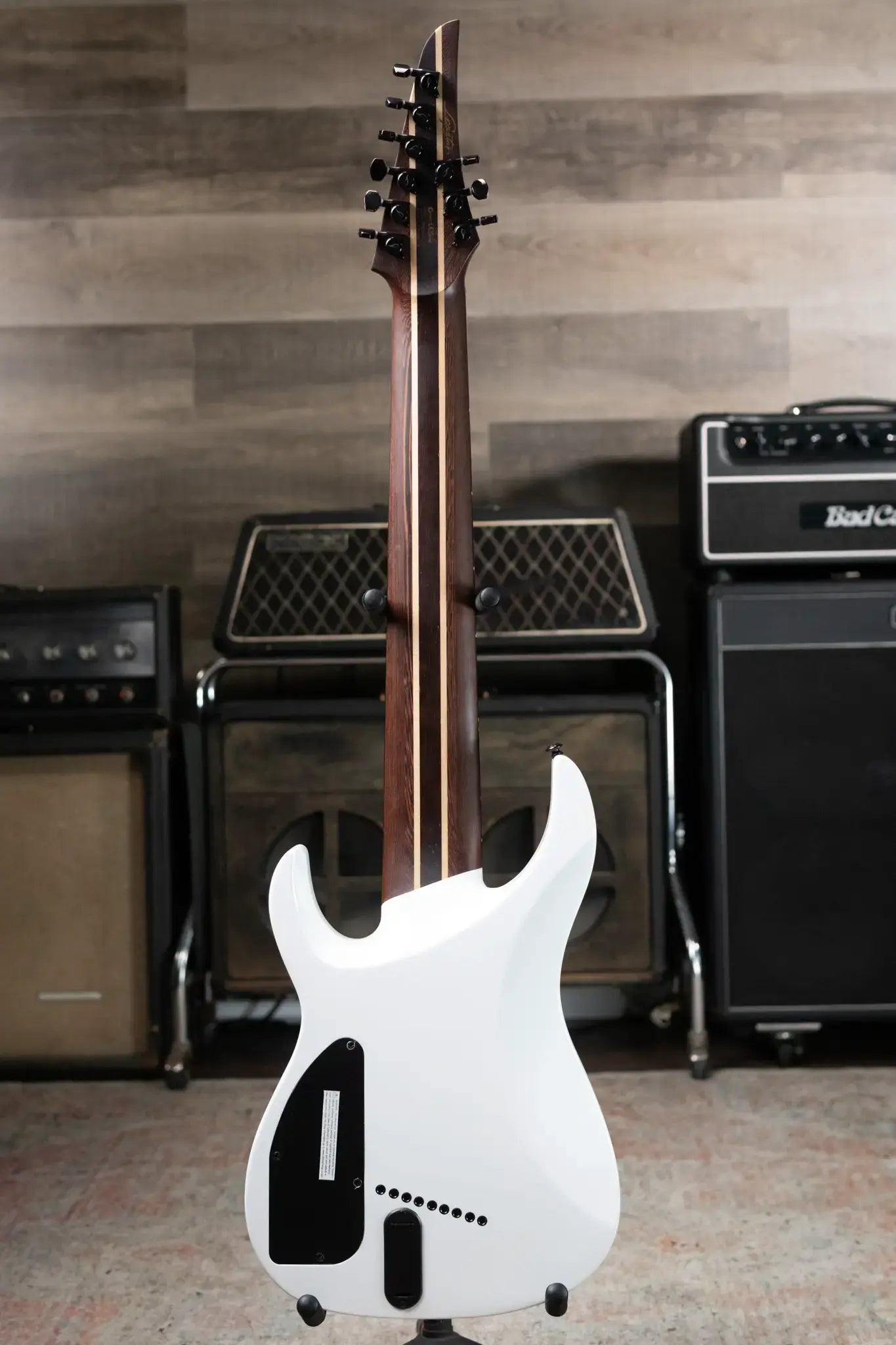 Legator N9F 9-String Electric Guitar - White with Gig Bag