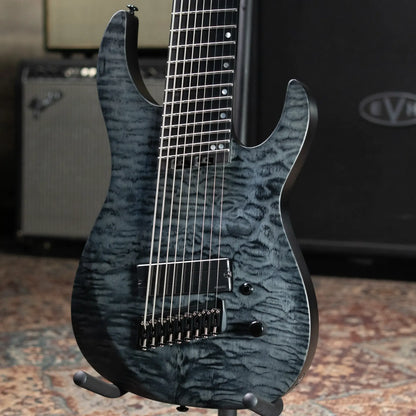 Legator N9F-BLK Ninja Multi-Scale 9-String Electric Guitar - Black with Gig Bag - B-Stock