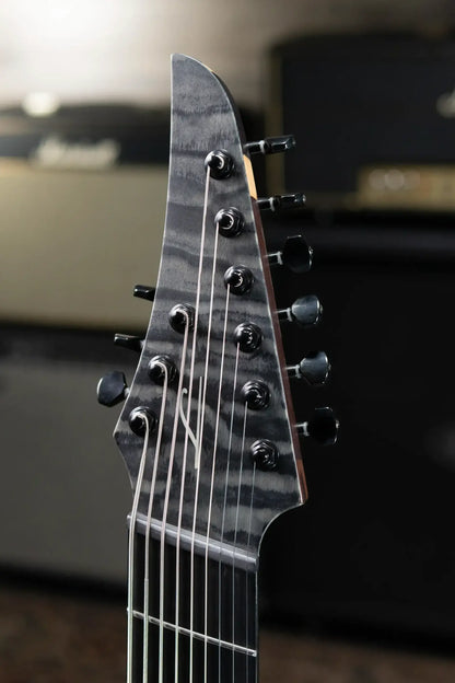 Legator N9F-BLK Ninja Multi-Scale 9-String Electric Guitar - Black with Gig Bag - B-Stock