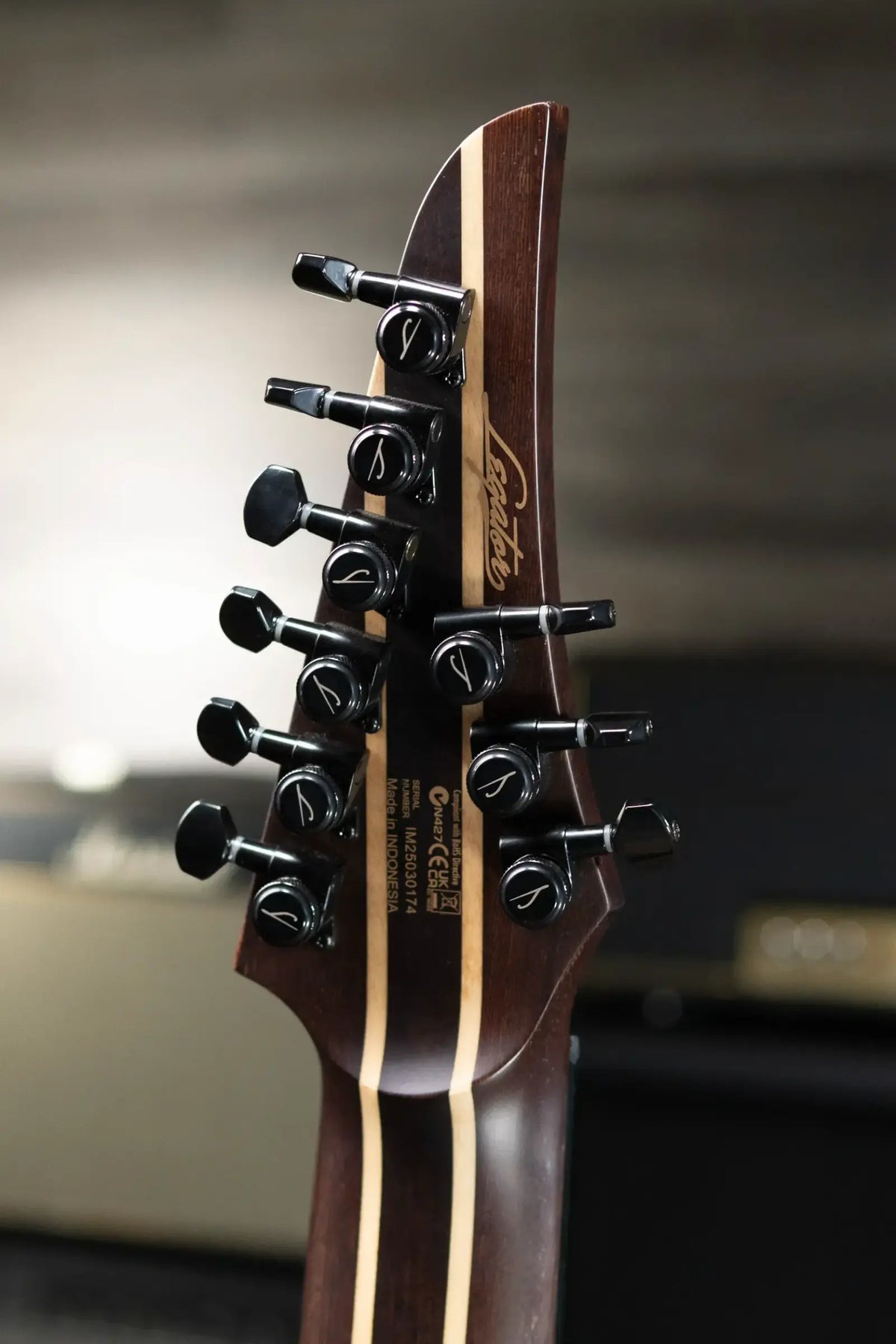Legator N9F-BLK Ninja Multi-Scale 9-String Electric Guitar - Black with Gig Bag - B-Stock