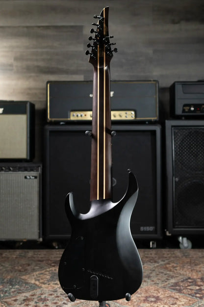 Legator N9F-BLK Ninja Multi-Scale 9-String Electric Guitar - Black with Gig Bag - B-Stock