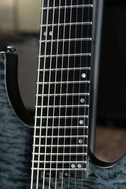 Legator N9F-BLK Ninja Multi-Scale 9-String Electric Guitar - Black with Gig Bag - B-Stock