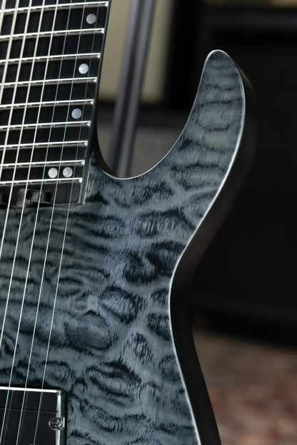 Legator N9F-BLK Ninja Multi-Scale 9-String Electric Guitar - Black with Gig Bag - B-Stock