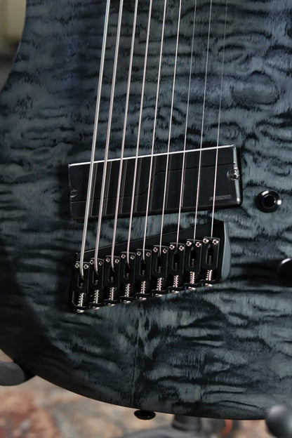 Legator N9F-BLK Ninja Multi-Scale 9-String Electric Guitar - Black with Gig Bag - B-Stock