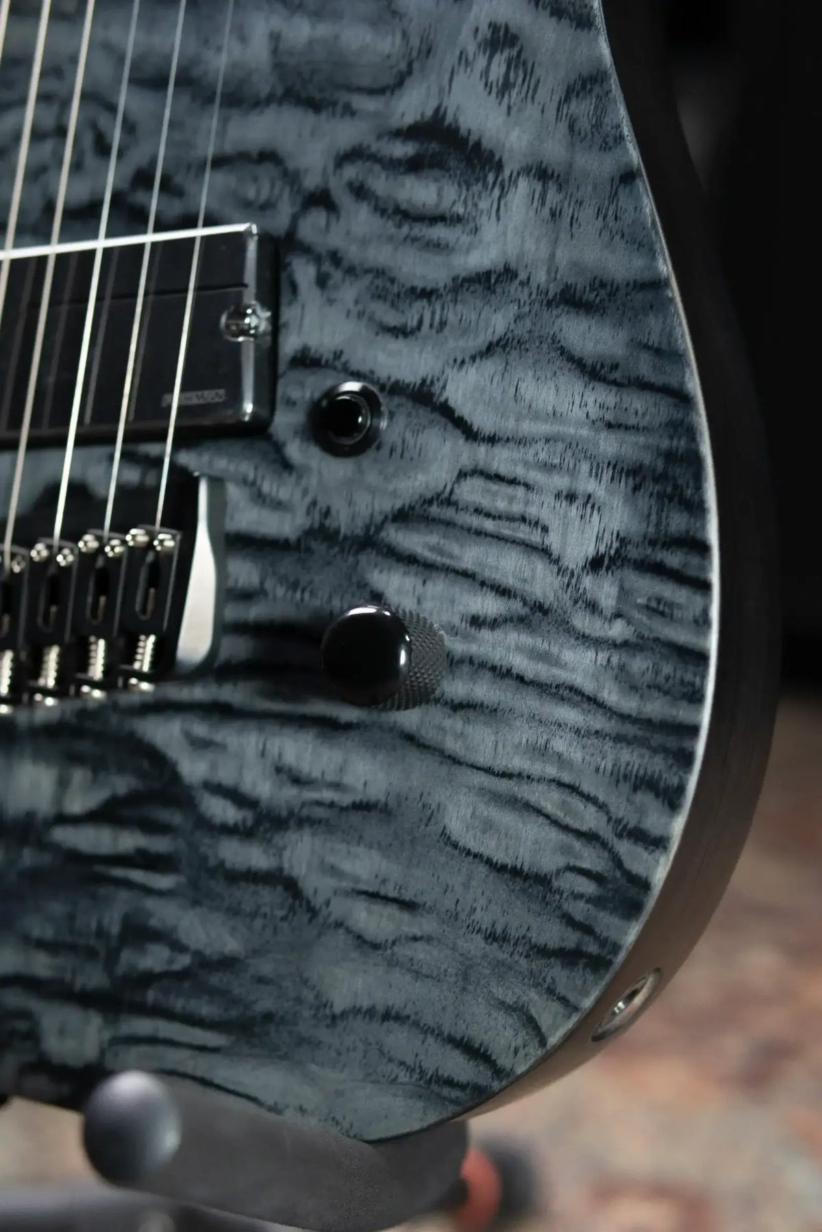 Legator N9F-BLK Ninja Multi-Scale 9-String Electric Guitar - Black with Gig Bag - B-Stock