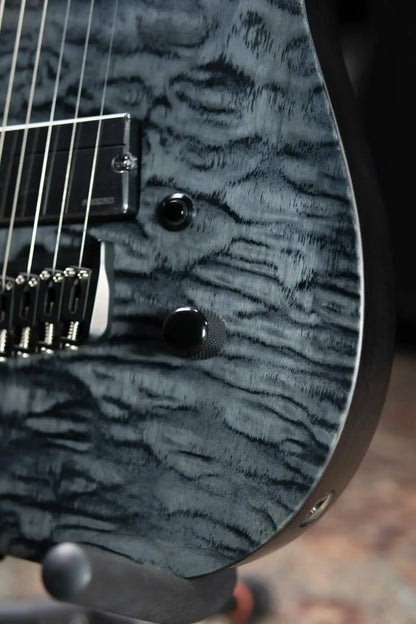 Legator N9F-BLK Ninja Multi-Scale 9-String Electric Guitar - Black with Gig Bag - B-Stock