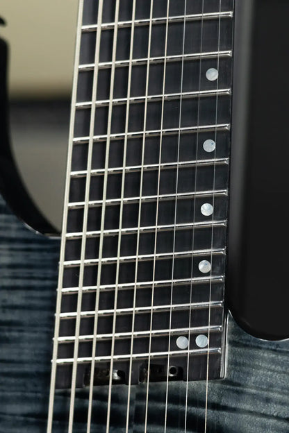Legator N9F-BLK Ninja Multi-Scale 9-String Electric Guitar - Black with Gig Bag - Floor Model