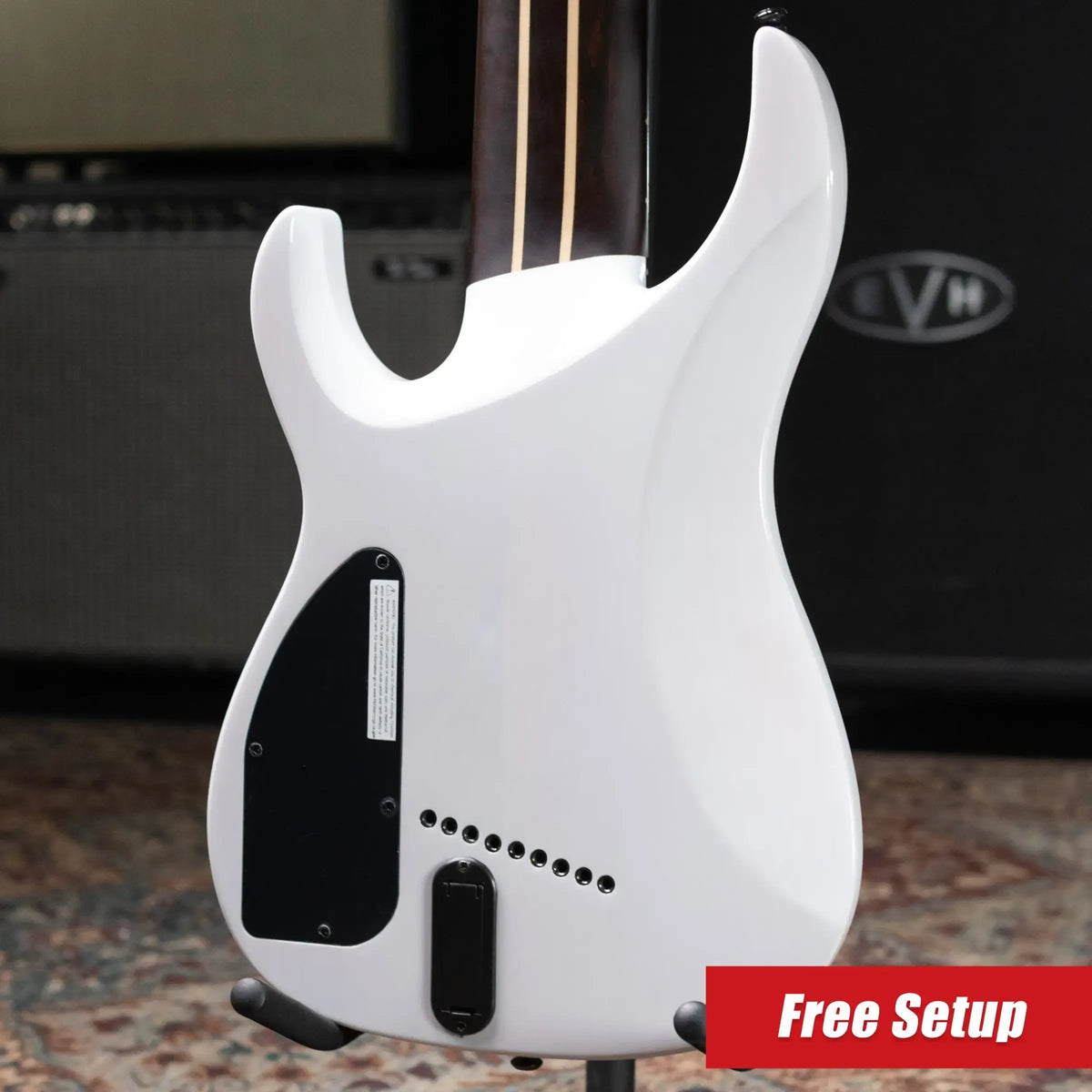 Legator N9F-WHT 9-String Multi-Scale Electric Guitar - White FM with Gig Bag - Used