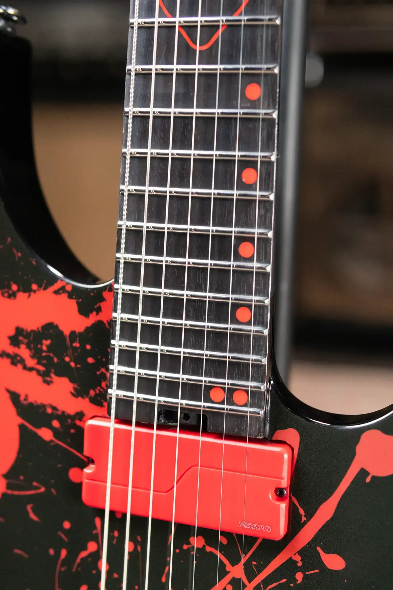 Legator Ninja N7 Slaughter 7-String Electric Guitar - Demolisher Black with Gig Bag