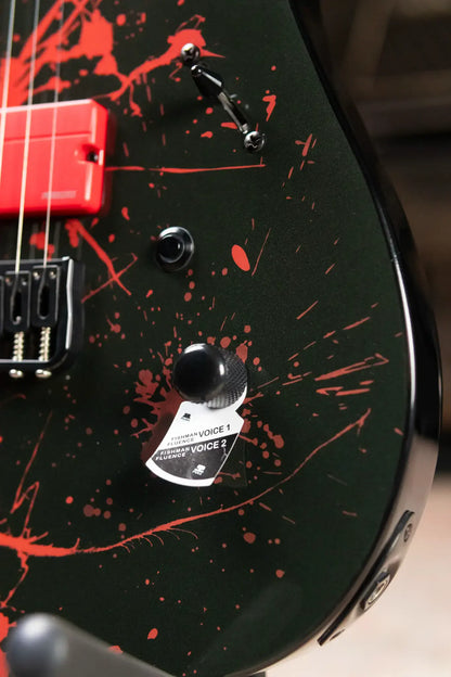 Legator Ninja N7 Slaughter 7-String Electric Guitar - Demolisher Black with Gig Bag