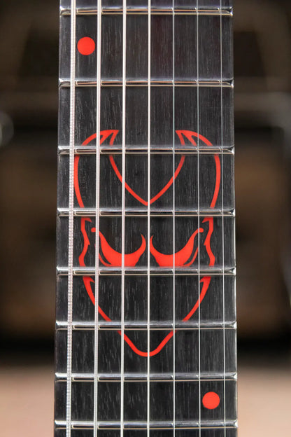 Legator Ninja N7 Slaughter 7-String Electric Guitar - Demolisher Black with Gig Bag