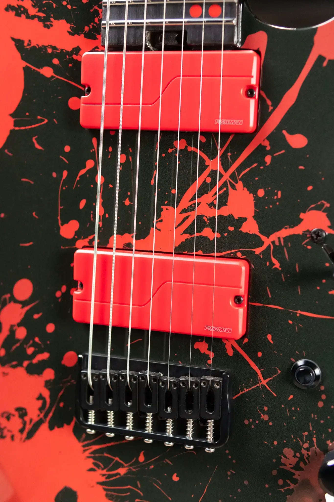 Legator Ninja N7 Slaughter 7-String Electric Guitar - Demolisher Black with Gig Bag