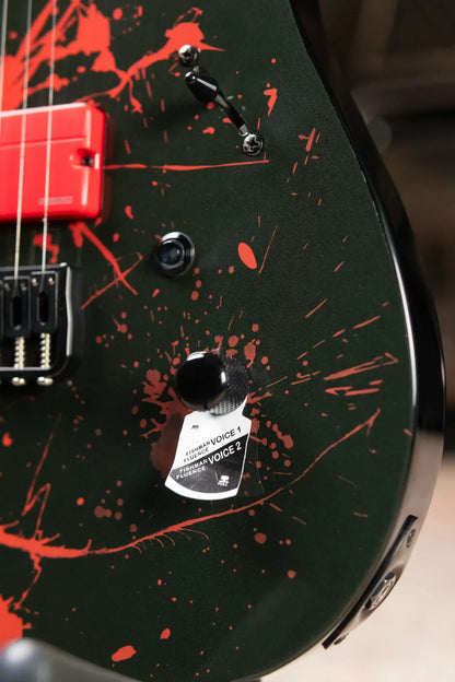 Legator Ninja N7 Slaughter 7-String Electric Guitar - Demolisher Black with Gig Bag