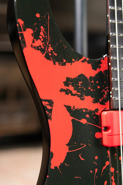 Legator Ninja N7 Slaughter 7-String Electric Guitar - Demolisher Black with Gig Bag