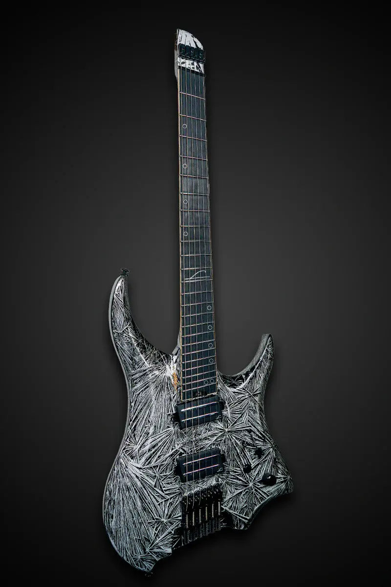 Legator R6F Revenant Bolt-On Multi-scale Electric Guitar - Gloss Black Ice