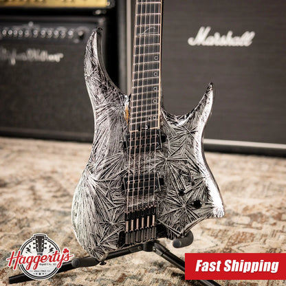Legator R6F Revenant Bolt-On Multi-scale Electric Guitar - Gloss Black Ice