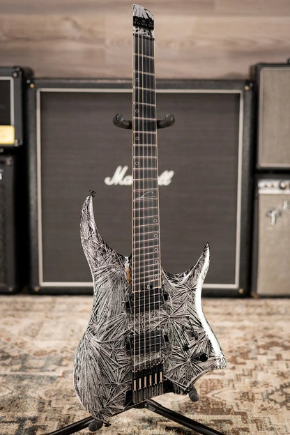 Legator R6F Revenant Bolt-On Multi-scale Electric Guitar - Gloss Black Ice