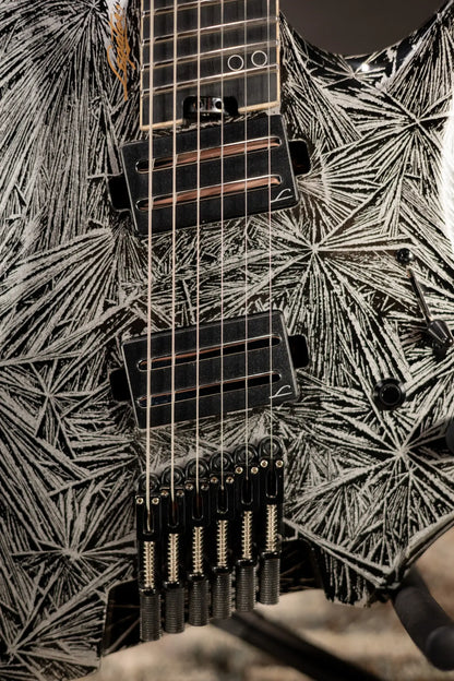 Legator R6F Revenant Bolt-On Multi-scale Electric Guitar - Gloss Black Ice