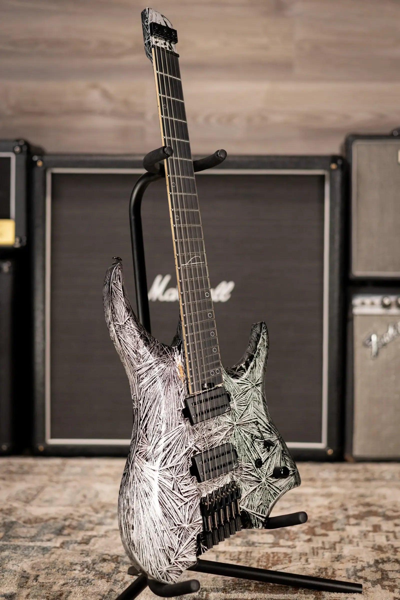 Legator R6F Revenant Bolt-On Multi-scale Electric Guitar - Gloss Black Ice