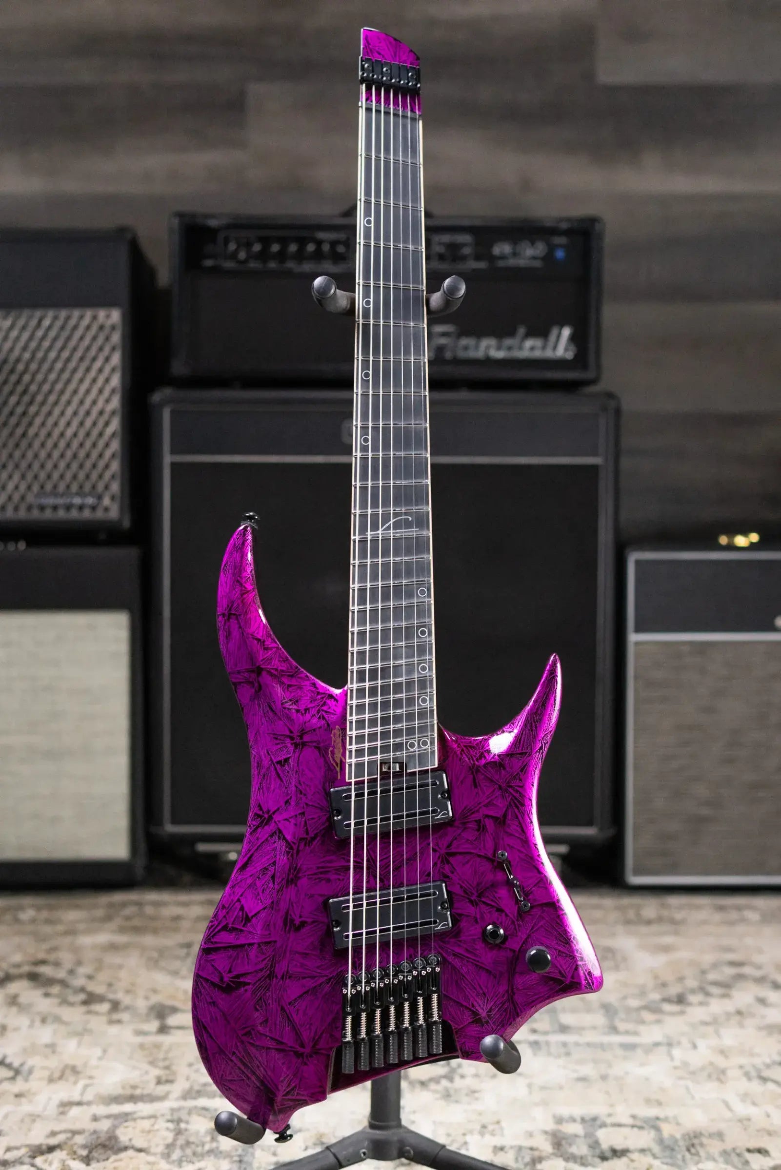 Legator R7F Revenant Bolt-On 7-String Multi-Scale Electric Guitar - Gloss Purple Rain
