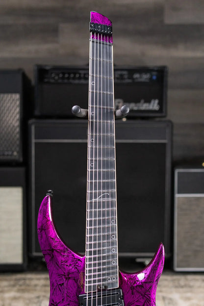 Legator R7F Revenant Bolt-On 7-String Multi-Scale Electric Guitar - Gloss Purple Rain