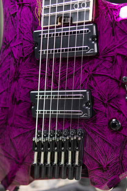 Legator R7F Revenant Bolt-On 7-String Multi-Scale Electric Guitar - Gloss Purple Rain