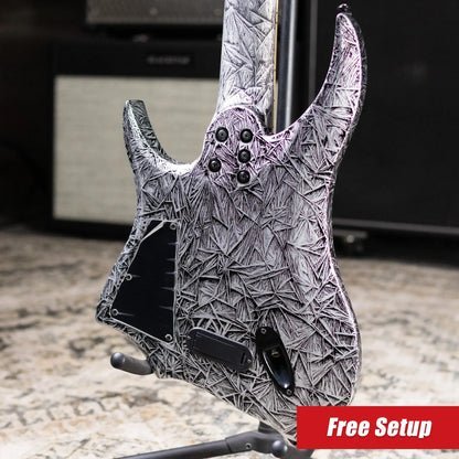 Legator R7F Revenant Bolt-On 7-String Multi-scale Electric Guitar - Gloss Black Ice